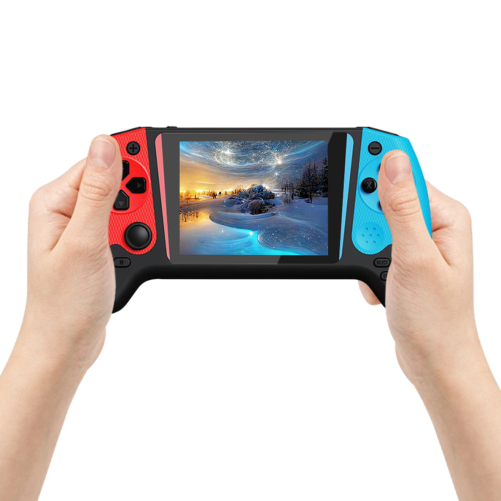 Retro Gaming For Tv - Retro-Handheld-Spielkonsole, 3,5-Zoll-LCD-Bildschirm, integrierte 500 Spiele, Gaming-Konsole,