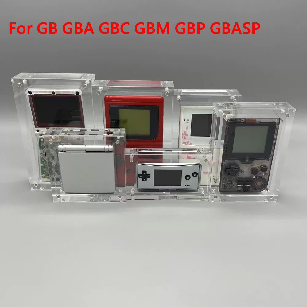 Game Boy Cartridge Holder - 1 Stück Acryl-Display-Schutzhülle für GB GBA