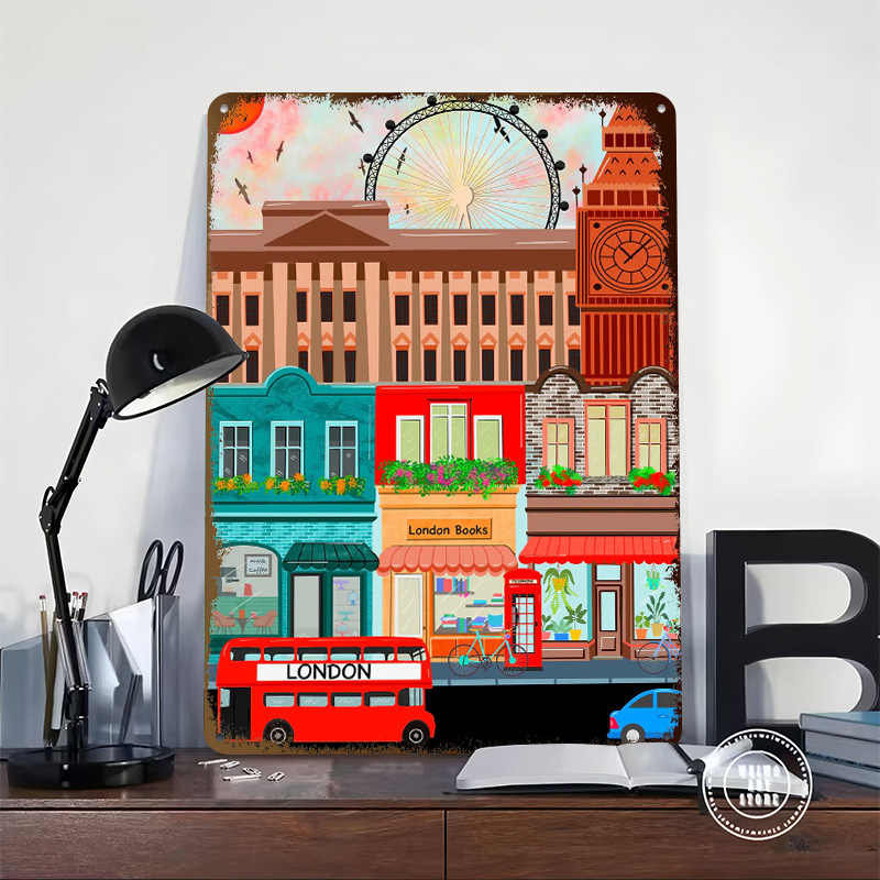 London Reise-Blechposter, indi – Retro Gaming In London Bewertung und Preis