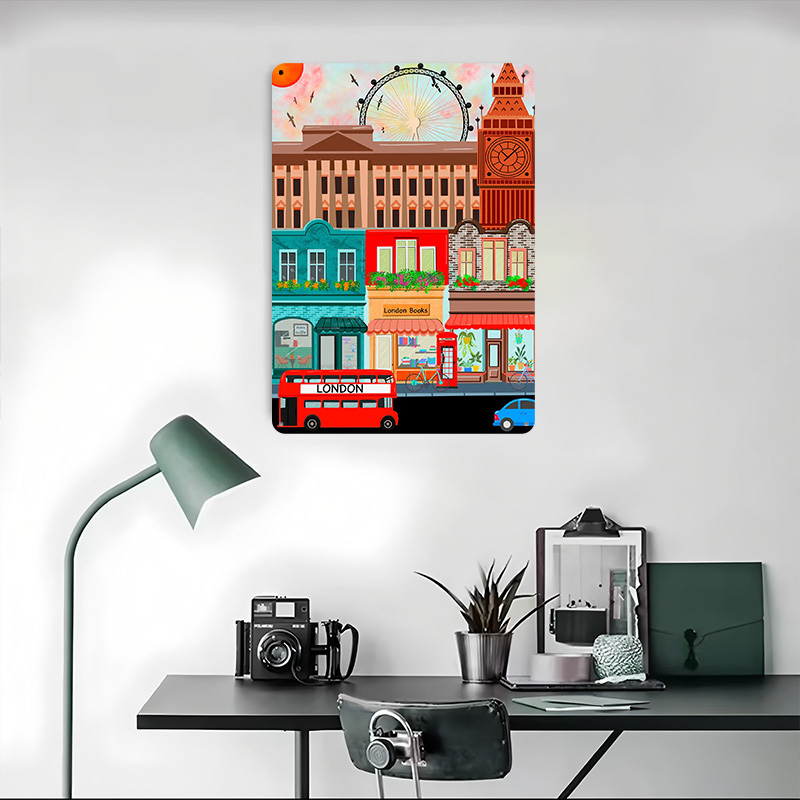 London Reise-Blechposter, indi – Retro Gaming In London Bewertung und Preis