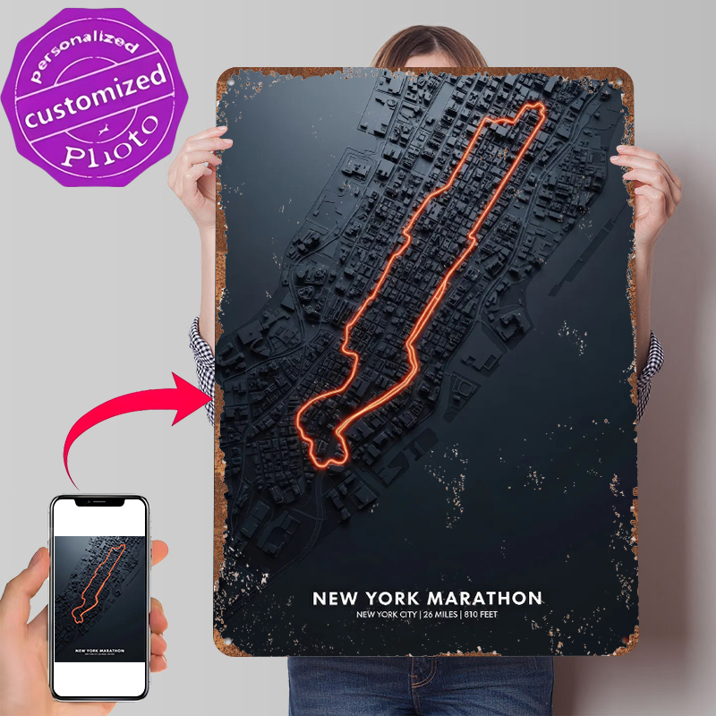New York Marathon Karte Blechp – Retro Gaming York Bewertung und Preis