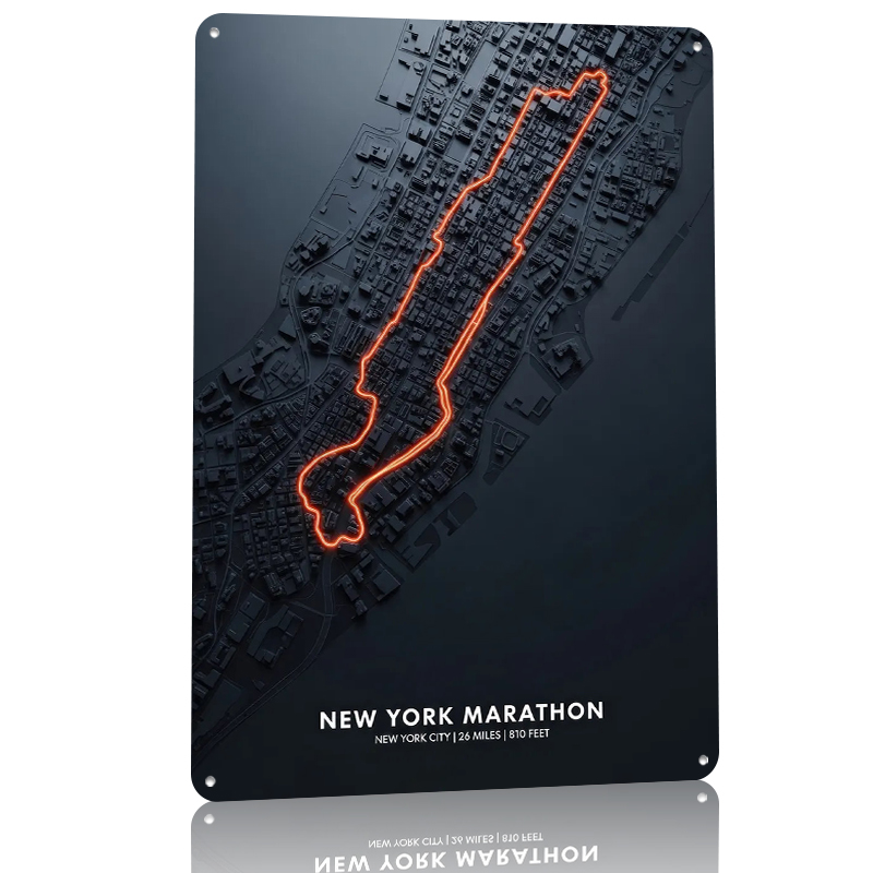 New York Marathon Karte Blechp – Retro Gaming York Bewertung und Preis
