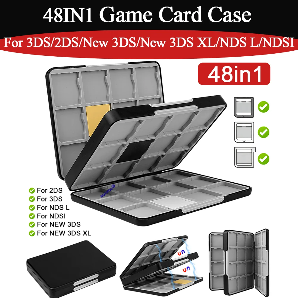 2026 Neu für 3DS 48-in-1 Tragb – Game Boy Cartridge Holder Bewertung und Preis