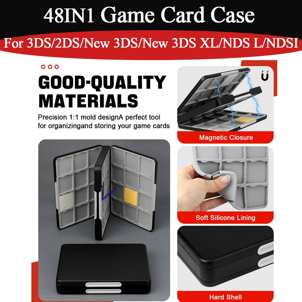 2026 Neu für 3DS 48-in-1 Tragb – Game Boy Cartridge Holder Bewertung und Preis