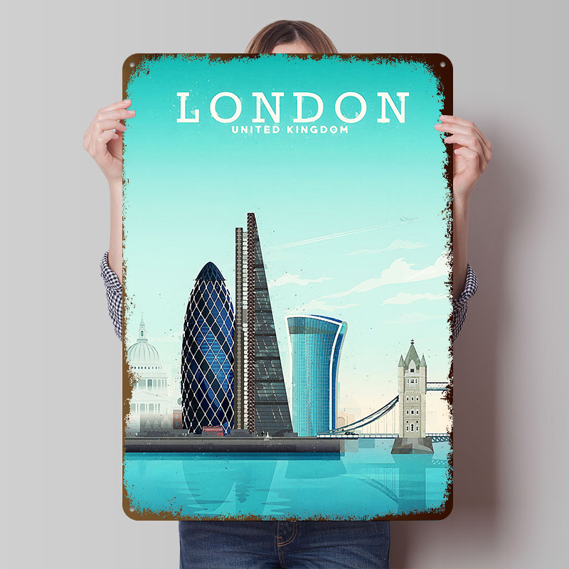 London Reise-Metallposter, ind – Retro Gaming In London Bewertung und Preis